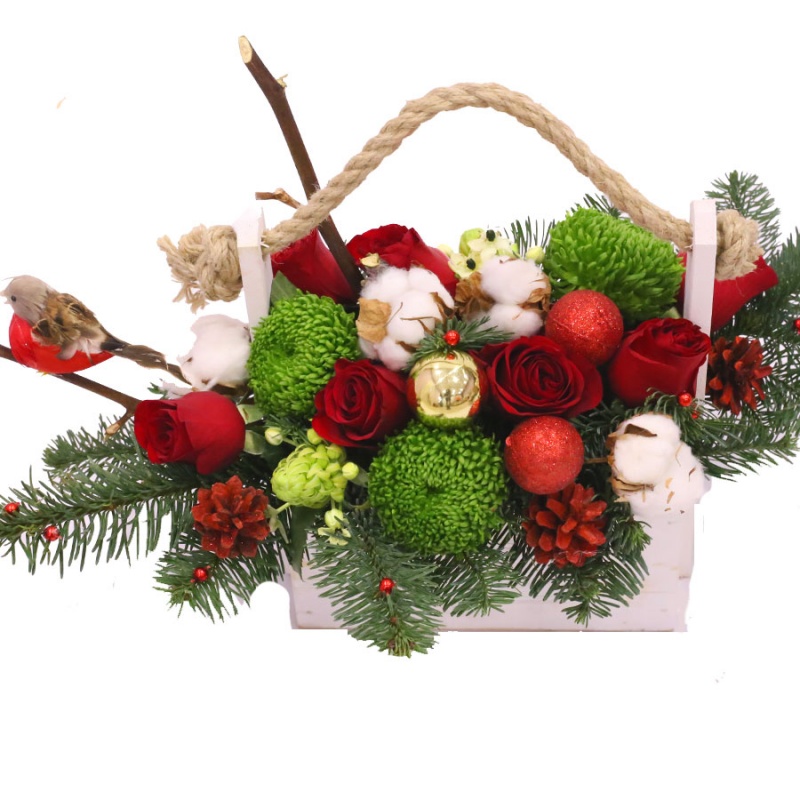 фото Композиция "Новогодний подарок" 