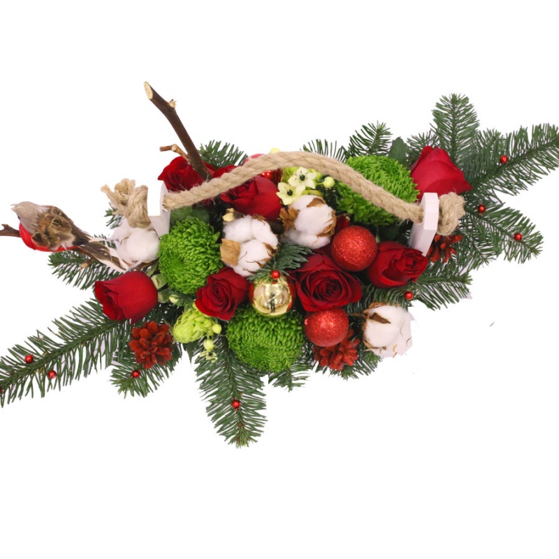 фото Композиция "Новогодний подарок" 