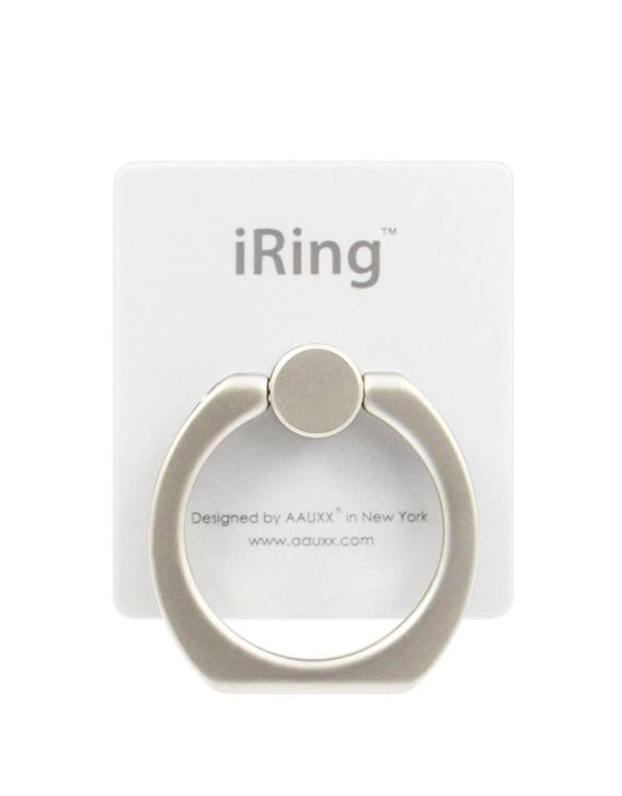 фото Кольцо держатель для телефона iRing (белый) 