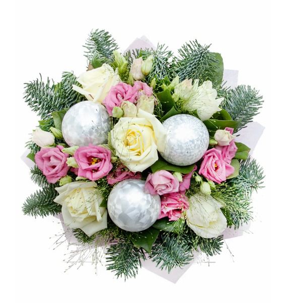 фото Букет "Морозный румянец" 