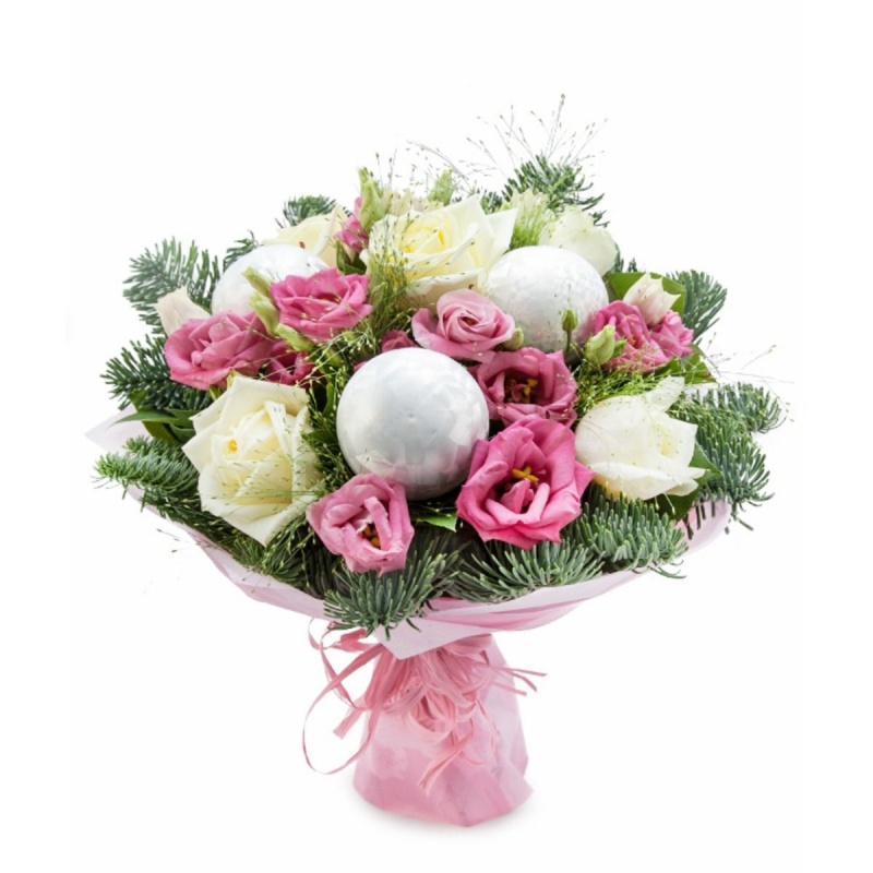 фото Букет "Морозный румянец" 