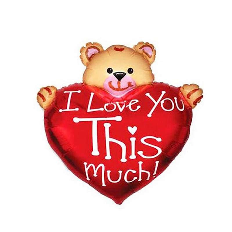 фото Сердце с мишкой 